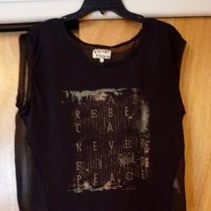 VELVET THORN SHEAR TOP FROM U.O